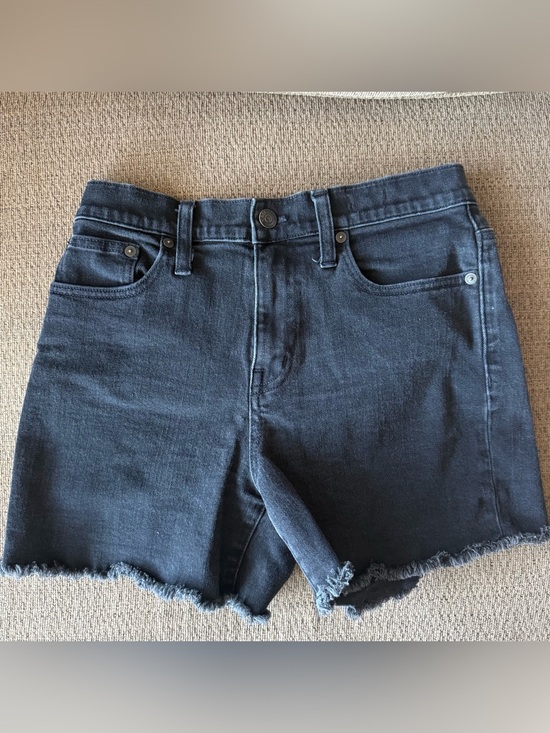 Madewell Pants - Madewell High Rise Denim Short Black 26
